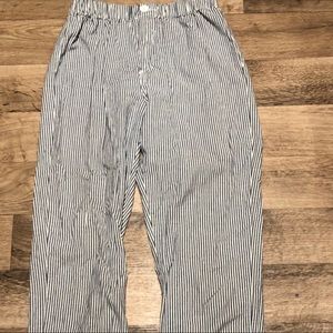 Brandy Melville blue and white stripped pants